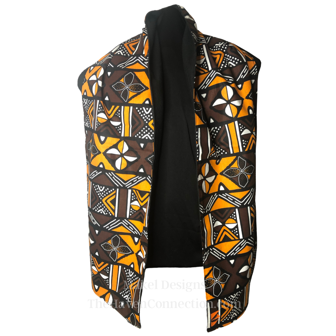 KEEP ME WARM: 2-sided Oversized Ankara Wraps