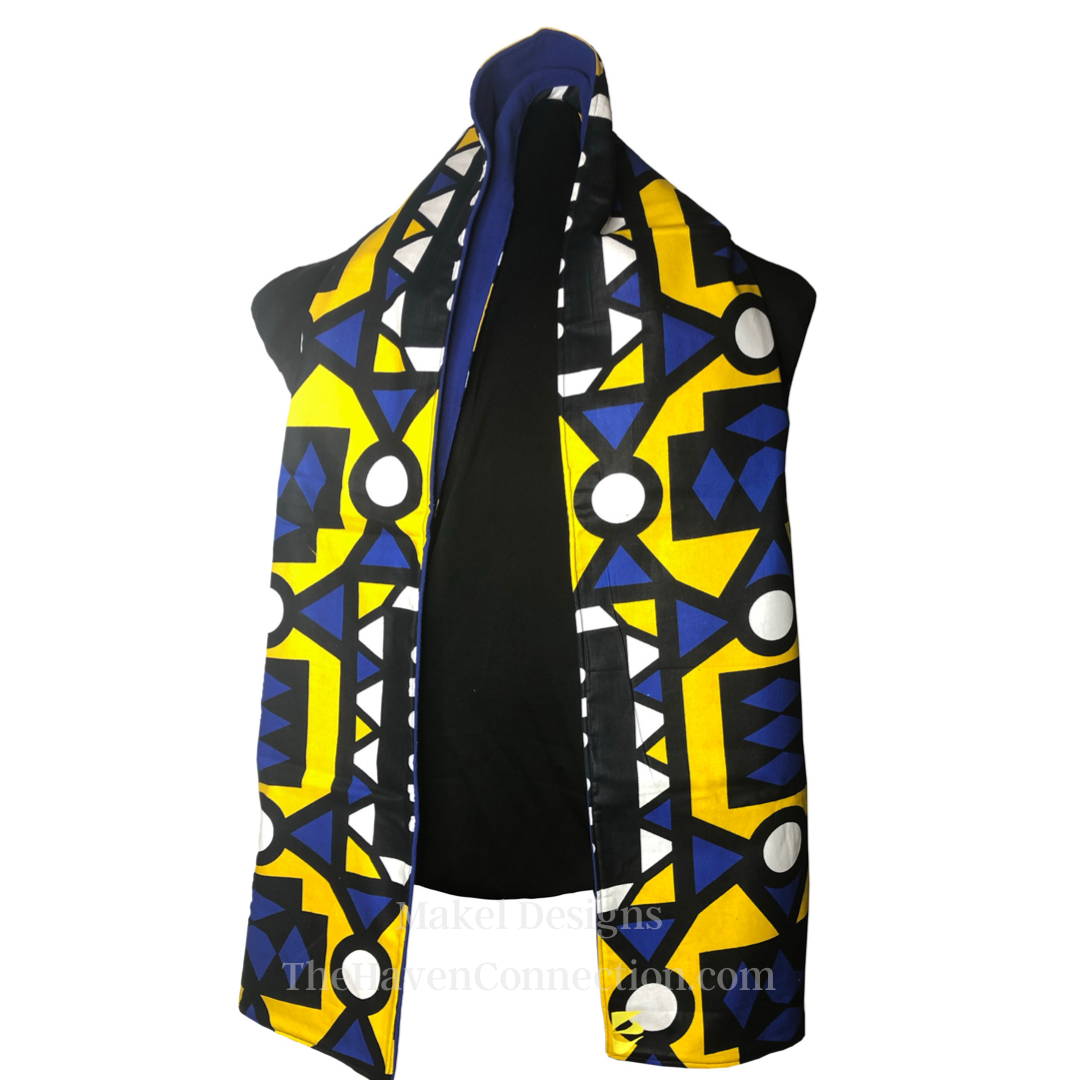 KEEP ME WARM: 2-sided Oversized Ankara Wraps
