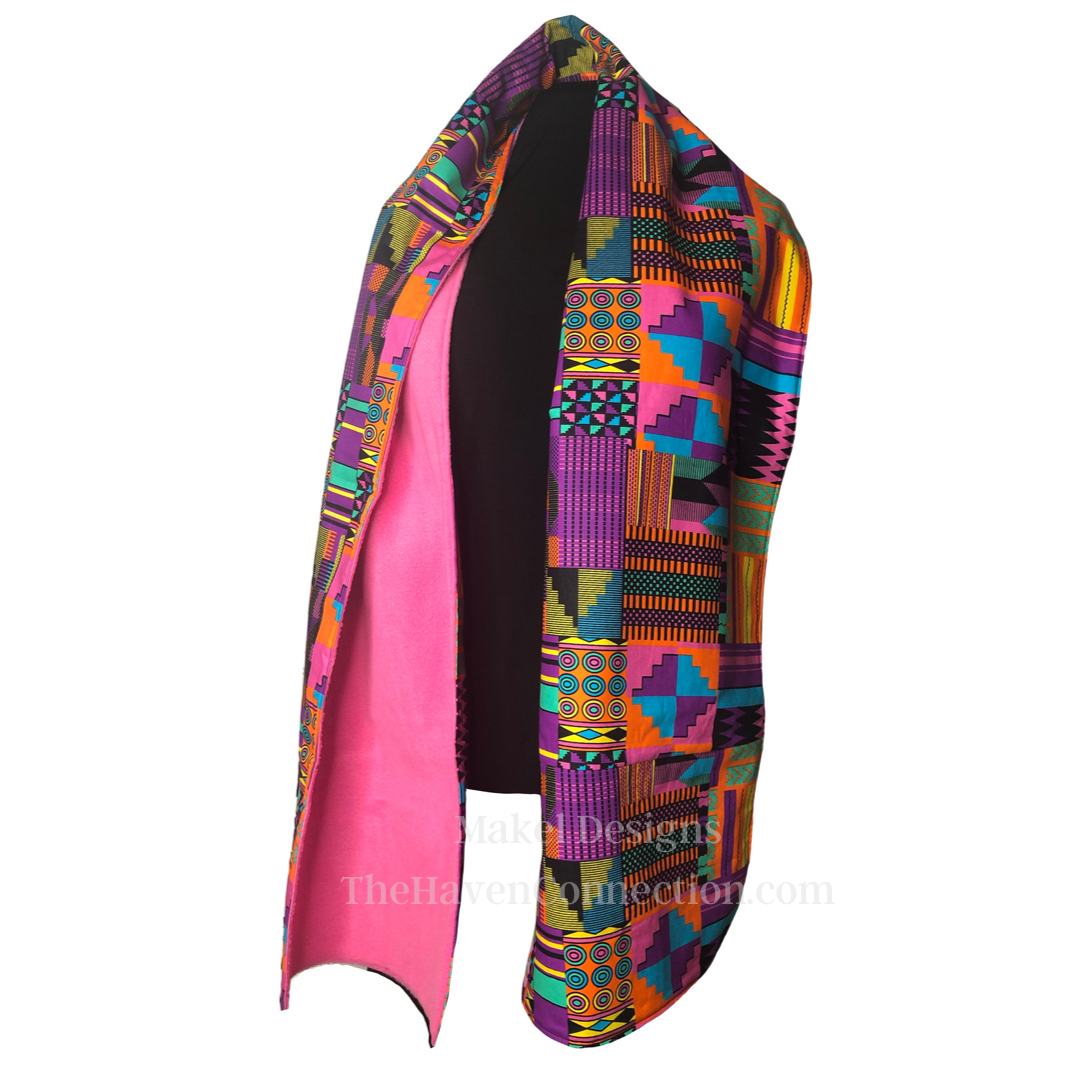 KEEP ME WARM: 2-sided Oversized Ankara Wraps