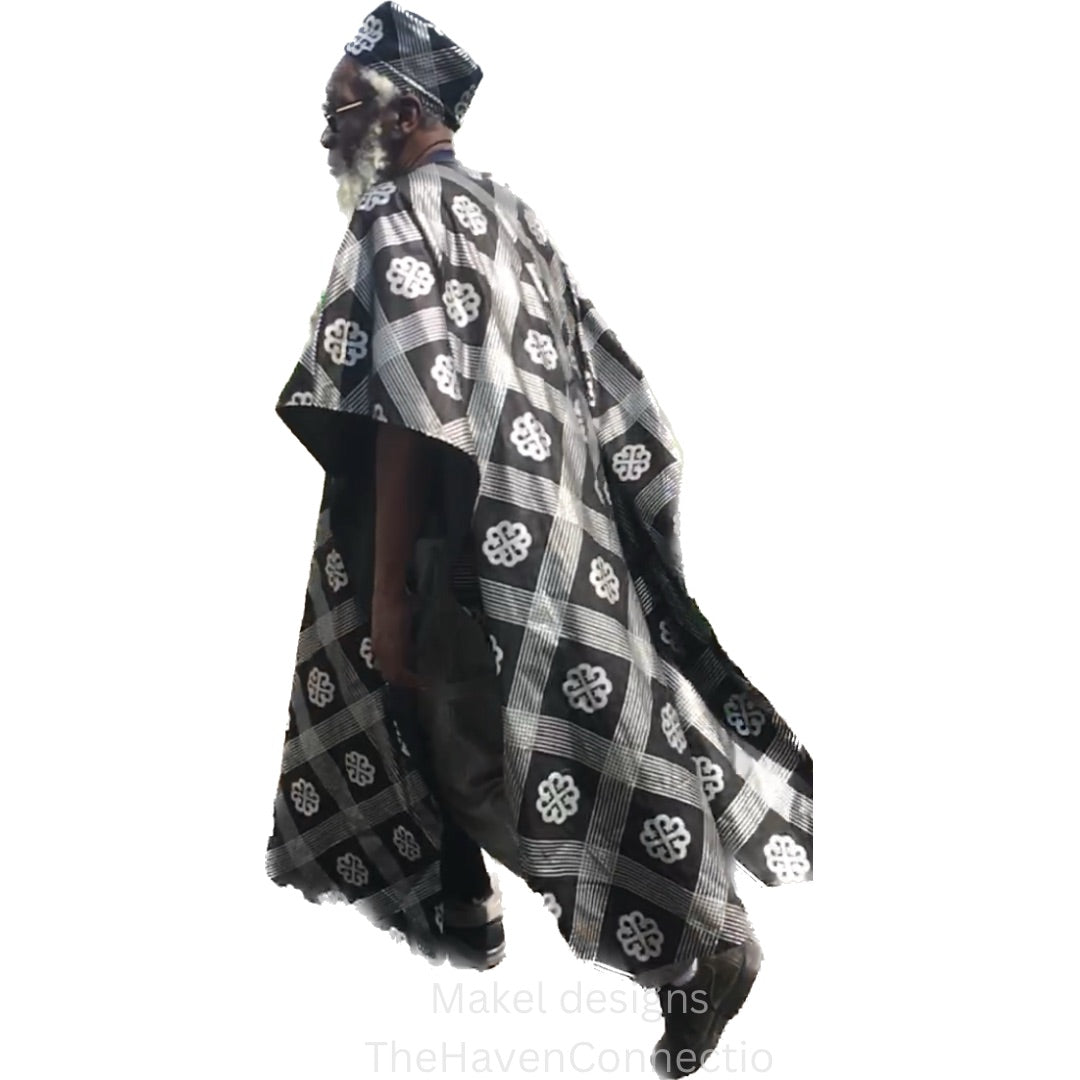 Stay Ready: Dashiki-Ankara Poncho