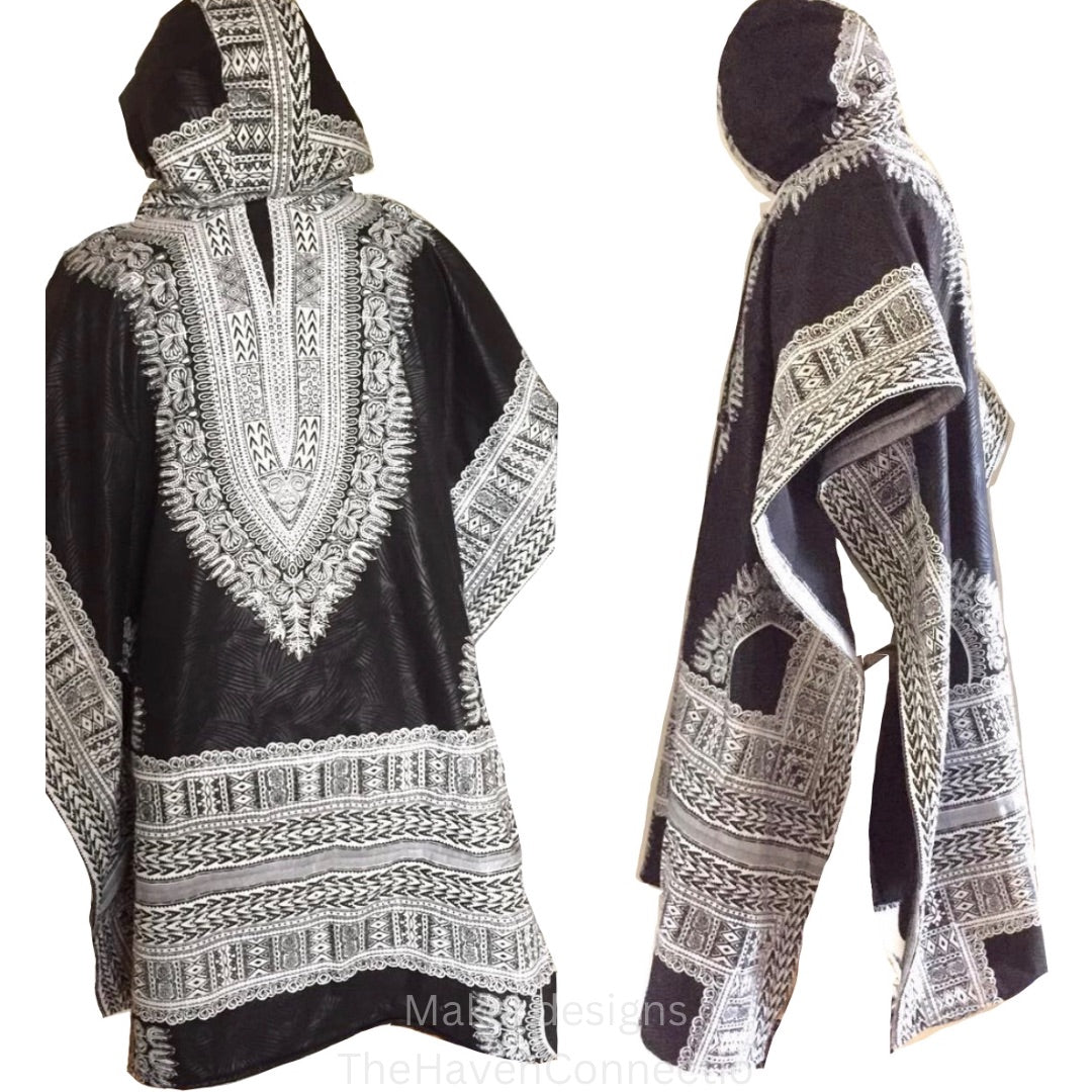 Stay Ready: Dashiki-Ankara Poncho