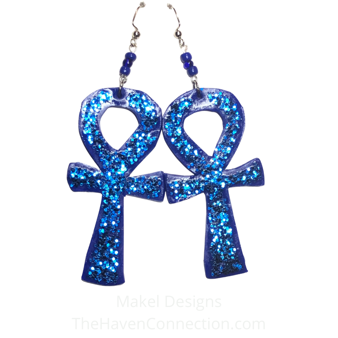 Style for Life: Clay Ankh Earrings