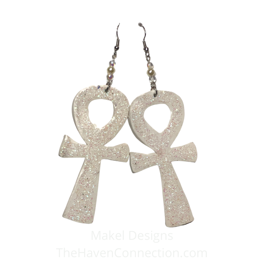 Style for Life: Clay Ankh Earrings