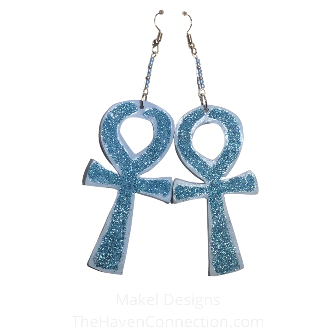 Style for Life: Clay Ankh Earrings