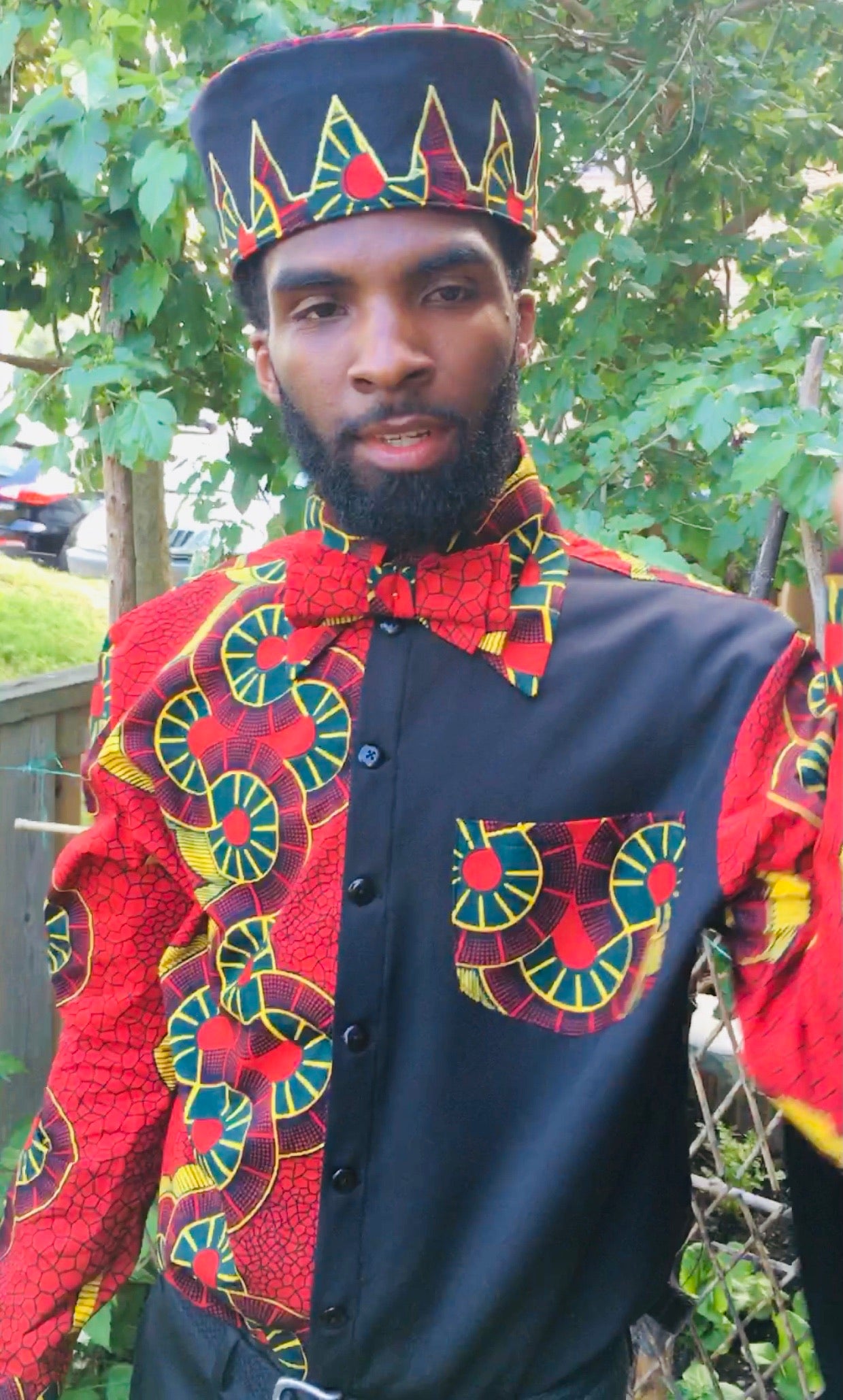 So Much Class: Men’s Ankara shirt SET