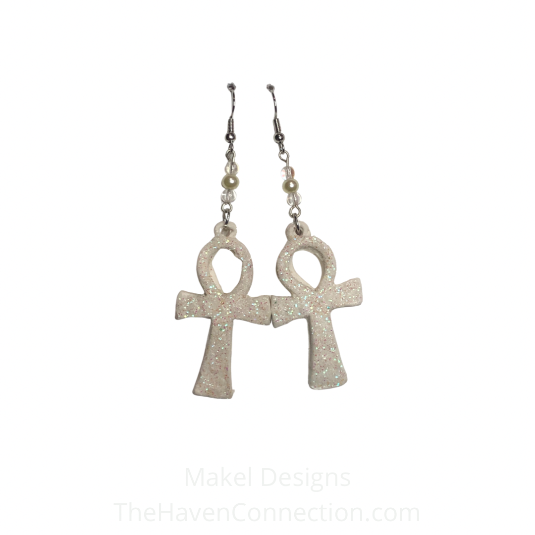 Style for Life: Clay Ankh Earrings