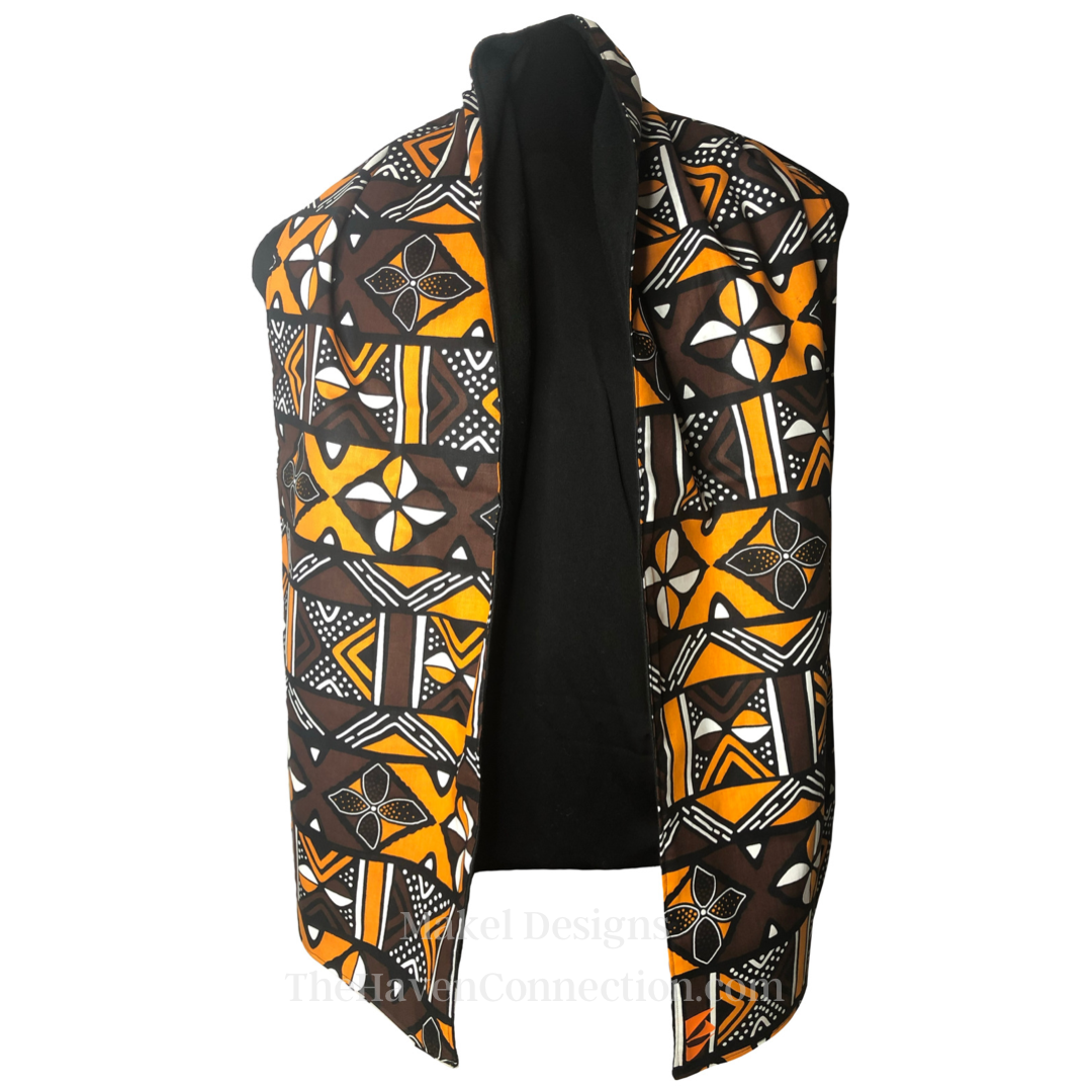 KEEP ME WARM: 2-sided Oversized Ankara  Wraps