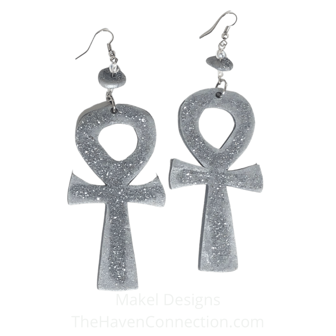 Style for Life: Clay Ankh Earrings