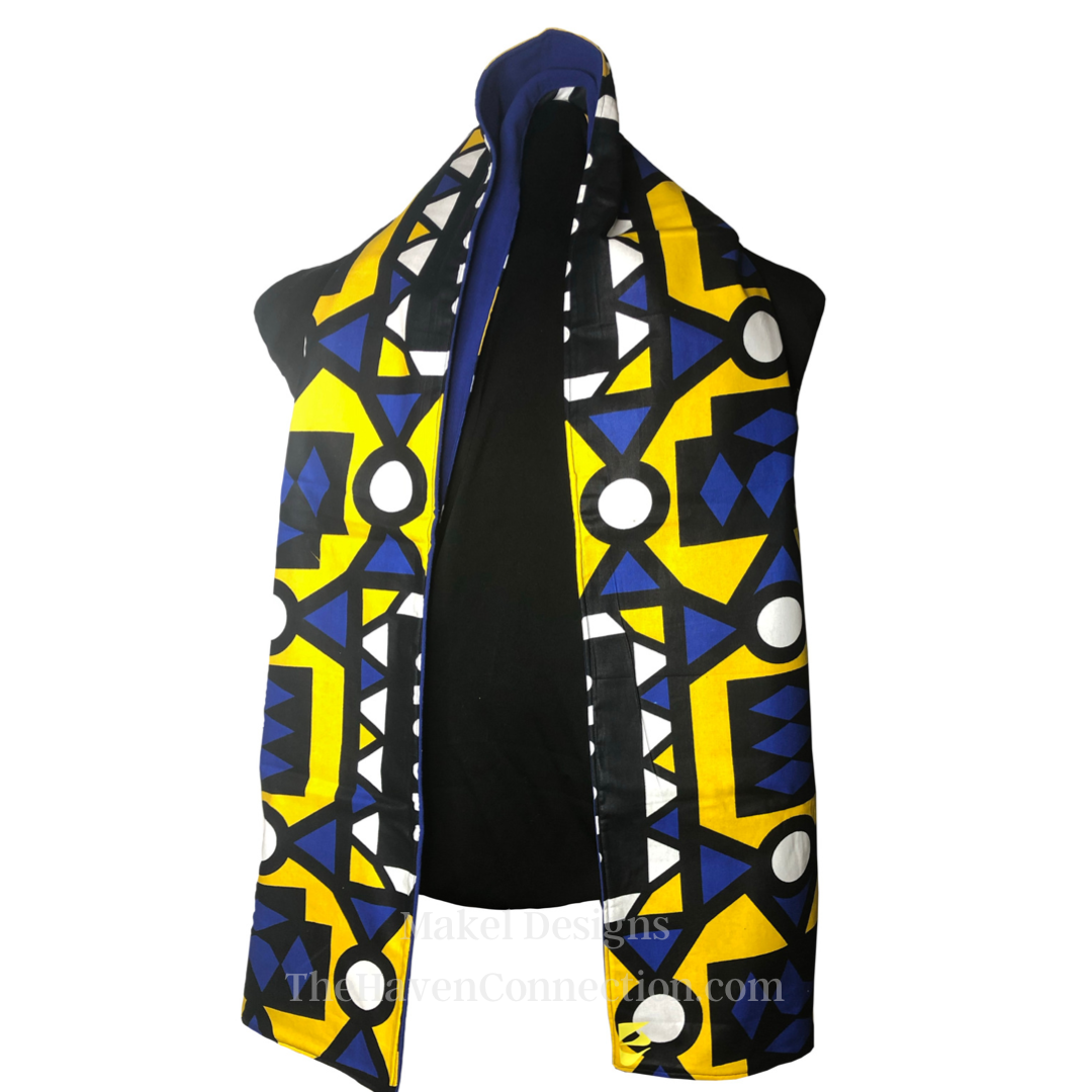 KEEP ME WARM: 2-sided Oversized Ankara  Wraps