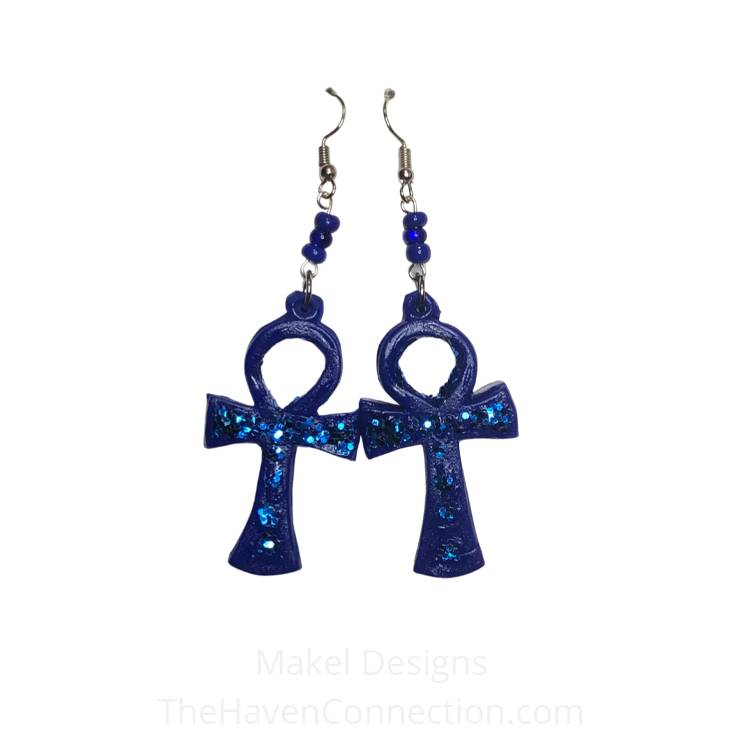 Style for Life: Clay Ankh Earrings