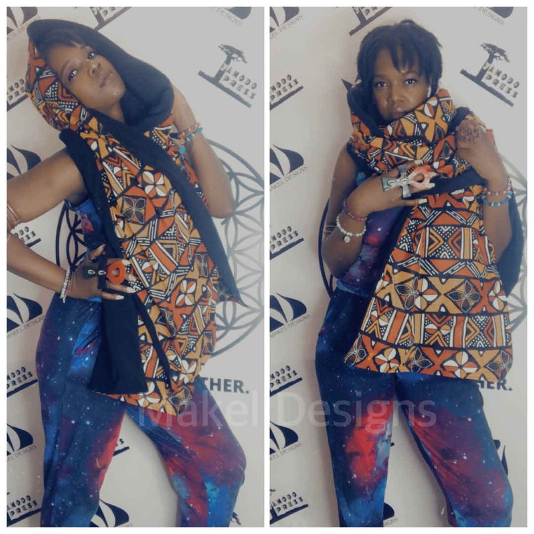 KEEP ME WARM: 2-sided Oversized Ankara  Wraps