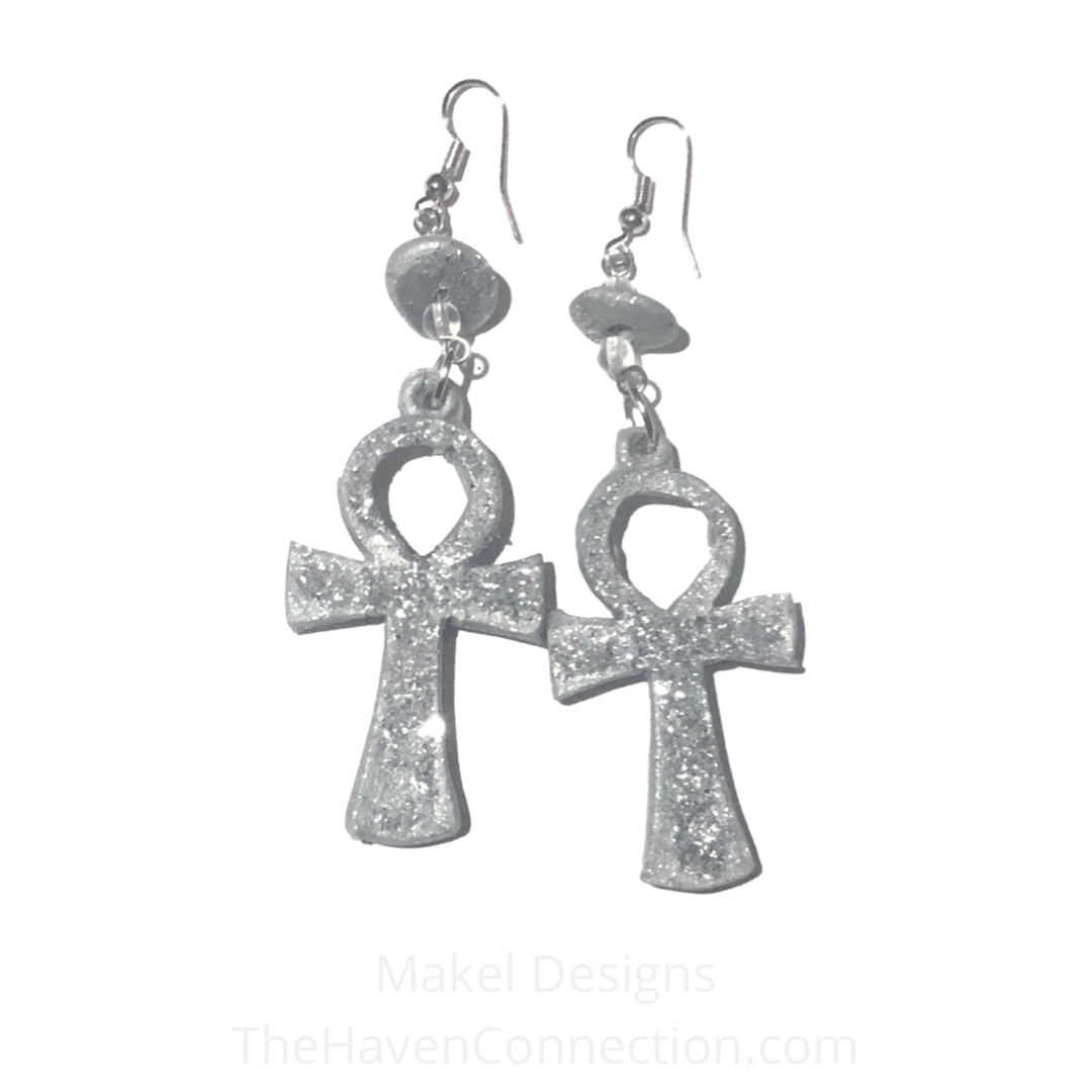 Style for Life: Clay Ankh Earrings